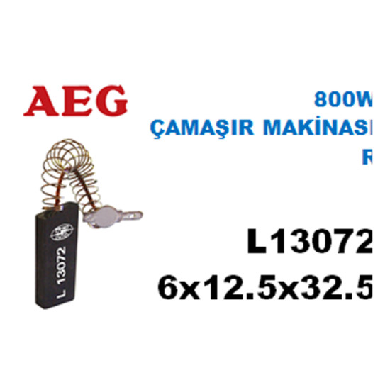 L13072 AEG 800W ÇAMAŞIR MAKİNASI