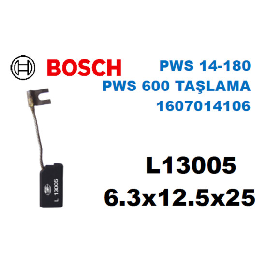 L13005 BOSCH TAŞ PWS 14-180, PWS 6000,1207,GDS24,30 SOMUN SIKMA