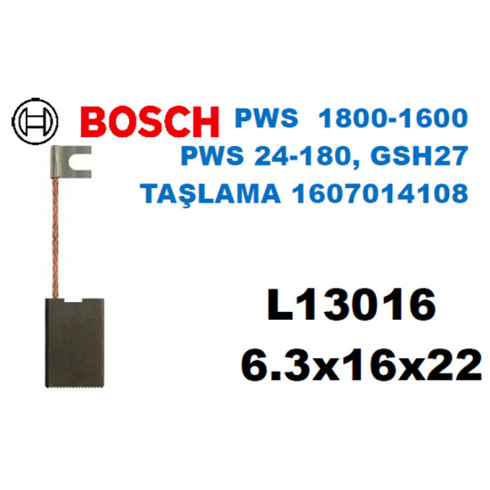 L13016 BOSCH TAŞ GSH 27, PWS 1321-1615,UBH B&D PAG 620