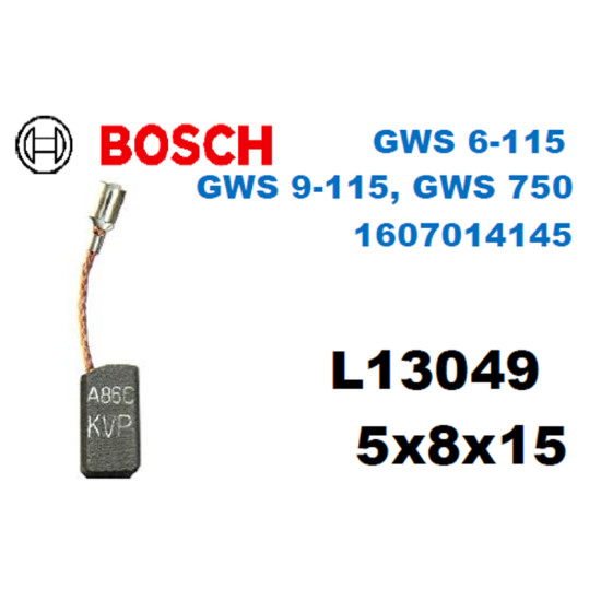L13049 BOSCH GWS 6-115 E 8-125 AEG AVUÇ TAŞLAMA 9-115 GWS 750