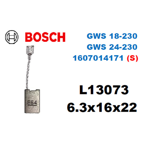 L13073 BOSCH GWS 18-230, 25-180 PWS 18-230, 25-180 E64 (SİGORTALI)