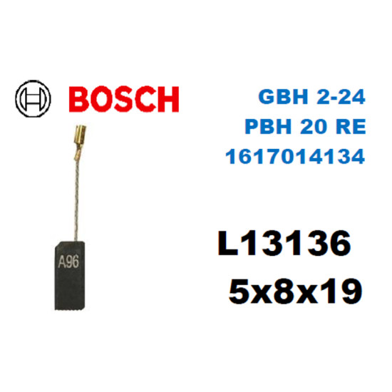 L13136 BOSCH KIRICI DELİCİ GBH 2SE, GBH 2 20 SRE, GBH 2 24 DSE, PBH 20