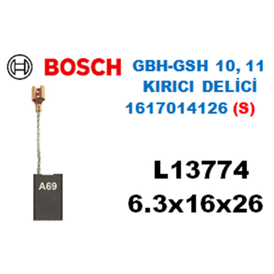 L13774 BOSCH 11kg GBH10-11DE, GSH10-GSH11, EVS11223-EVS11317 A69 (SİGORTALI