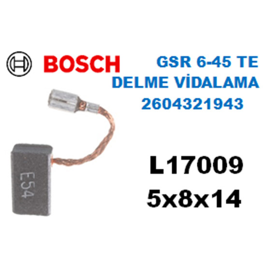 L17009 BOSCH 2604321943 DELME VİDALAMA MAKİNASI GSR 6-45 TE GSR 6-25
