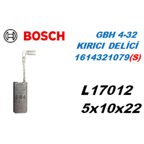 L17012 BOSCH 1614321079 KIRICI DELİCİ GBH 4-32 DFR RH432VCQ (SİGORTALI)