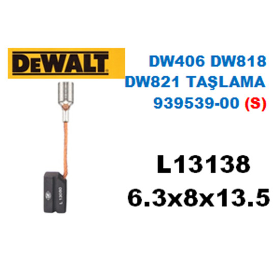 L13138 DEWALT DW801,803,806,810 B&D S.STAR Avuç Taş (SİGL13080) (SİGORTALI)