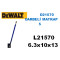 L21570 DEWALT DARBELİ MATKAP D21570 MAVİ