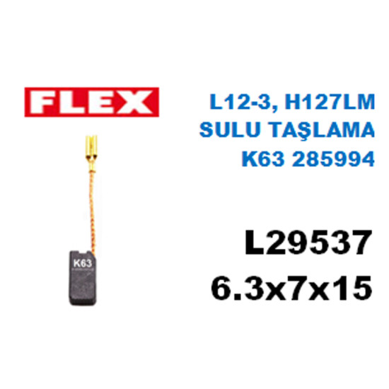 L29537 FLEX SULU TAŞLAMA L12-13 100 WET