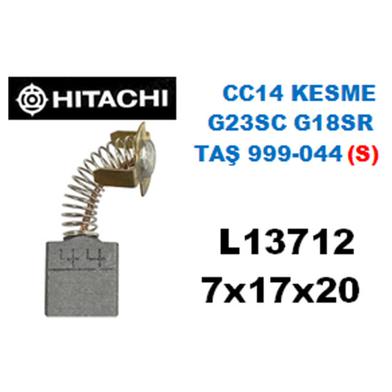 L13712 HITACHI TAŞLAMA,TESTERE,MATKAP (B) GS 18,23 PDM 180,230 (SİGORTALI)