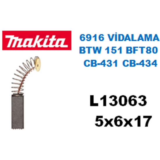 L13063 MAKITA BTW151,BFT80 CB-431 VIRUTEX