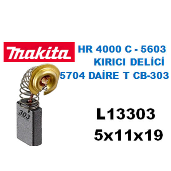 L13303 MAKITA HM 860-11-113, HR 3000-4000,5603,5703, CB-303 CB-327