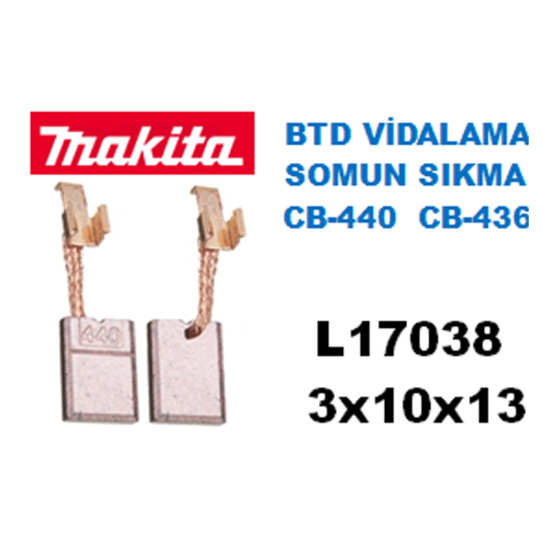 L17038 MAKITA ŞARZLI MATKAP BDA340RFE ŞARZLI VİDALAMA CB-440