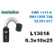 L13018 METABO BHE 1131S, EW 1115S KIRICI BOSCH GDC 42 ELMAS TESTERE