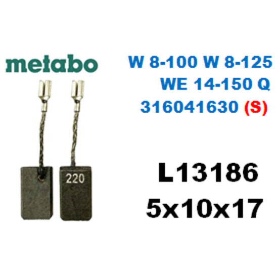 L13186 METABO 7-115 AVUÇ TAŞLAMA (SİGORTALI)