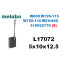 L17072 METABO W650 W720-115 W750-115 (316052770) (SİGORTALI)