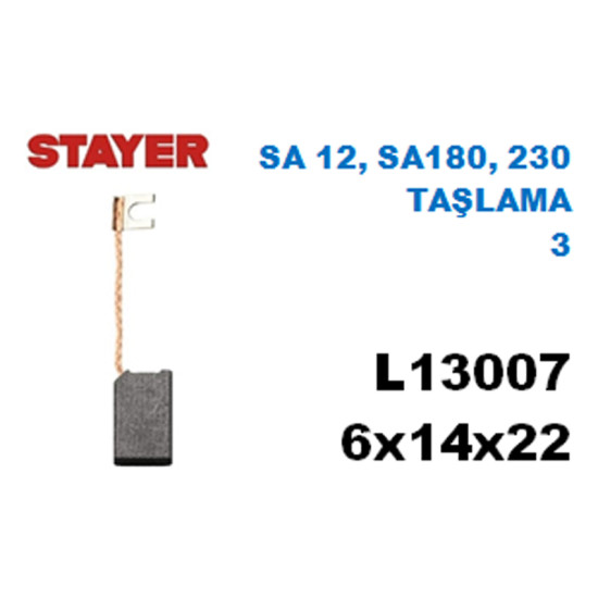 L13007 STAYER TAŞLAMA SA 12, SA 180, SA 230, POLİSAJ LU270